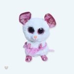 Peluche souris grise douce pour enfant, compagnon câlin