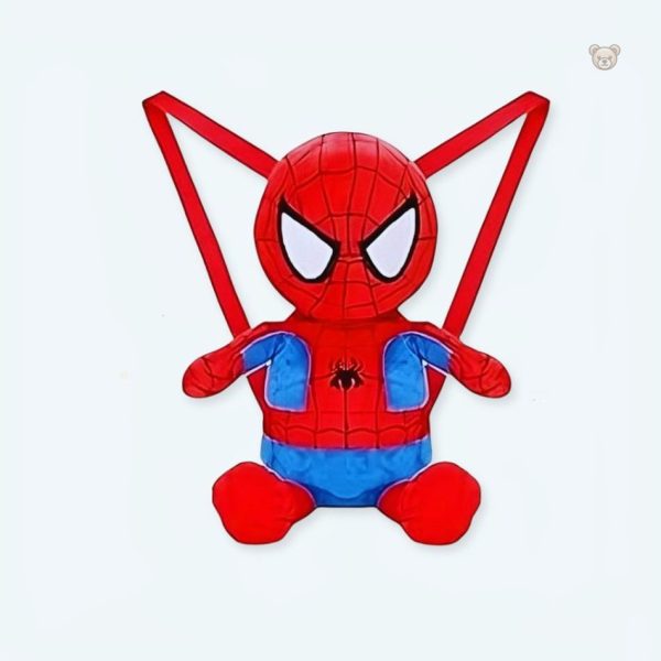 peluche-spiderman-sac-a-dos-enfant-heros-doux-1 Peluche Spiderman sac à dos enfant doux et amusant