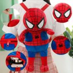 Sac à dos enfant Spiderman en peluche douce