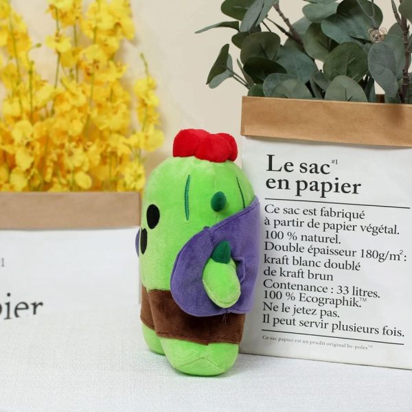 Peluches douces Spike Brawl Stars, un compagnon de jeu parfait
