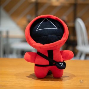 Personnage emblématique de Squid Game en peluche confortable