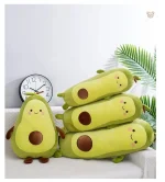 Avocat en peluche squishmallow, design amusant et coloré