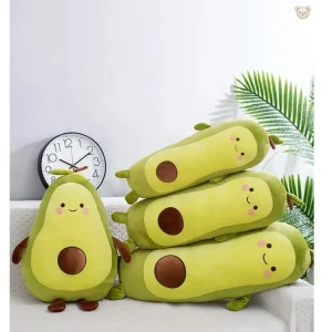 Avocat en peluche squishmallow, design amusant et coloré