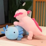 Peluche colorée axolotl, incontournable pour les collectionneurs