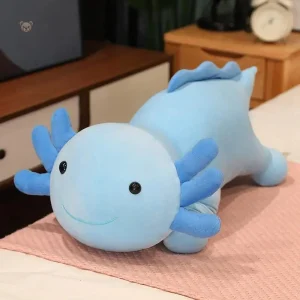 Axolotl en peluche douce et colorée