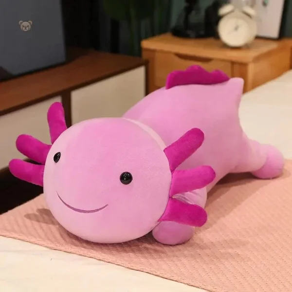 Jouet en peluche axolotl kawaii et vibrant