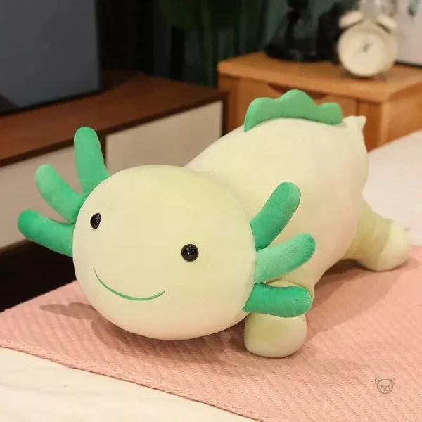 Peluche axolotl colorée, idéale pour les enfants