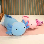 Axolotl en peluche, design amusant et ludique