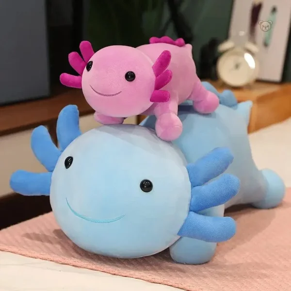 Jouet axolotl en peluche, parfait pour la décoration