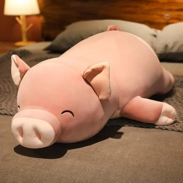 Squishmallow cochon à la truffe amusante, idéal pour les enfants