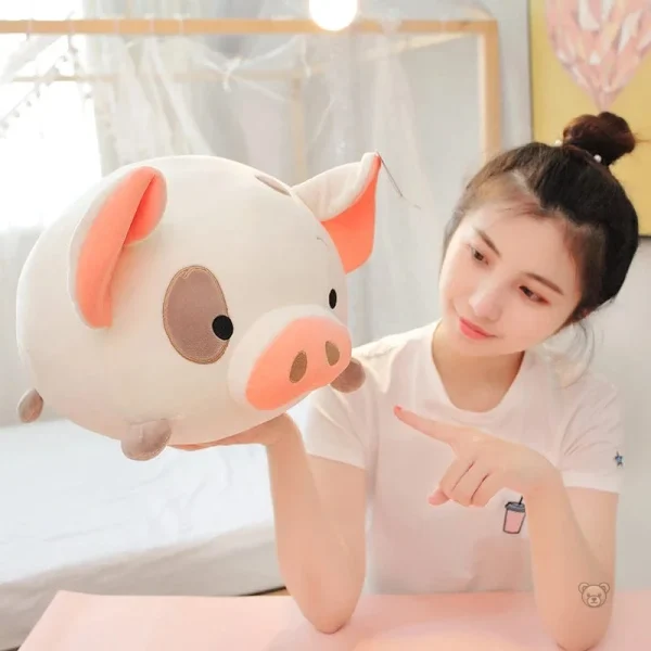 Mignon cochon en peluche squishmallow, doux et câlin