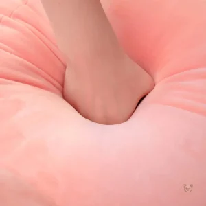 Peluche cochon blanche, parfaite pour les câlins et le réconfort