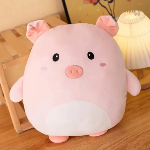 Peluche squishmallow cochon rose, petit et mignon