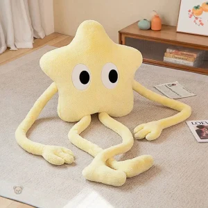 Peluche squishmallow étoile lumineuse et câline