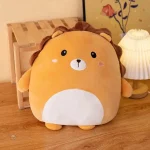 Peluche squishmallow lion orange, petit et mignon