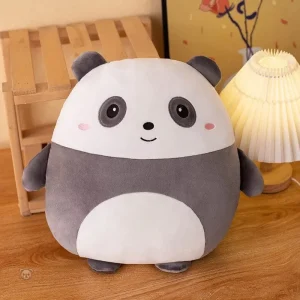 Peluche squishmallow panda blanc mignon et doux
