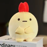 Peluche squishmallow petit poussin jaune adorable et moelleux