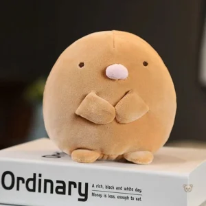 Peluche Squishmallow petite taupe marron douce et câline