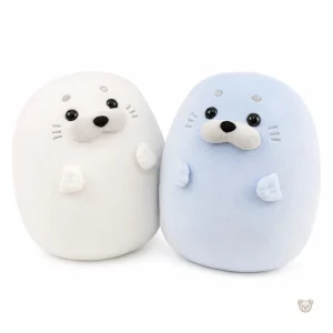 Peluche squishmallow phoque coloré
