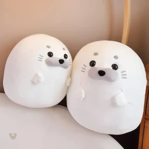 Phoque squishmallow doux et coloré