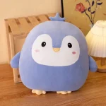 Peluche squishmallow petit pingouin bleu mignon