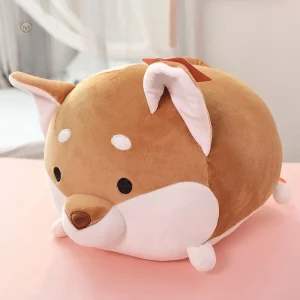 Peluche squishmallow Shiba Inu, un compagnon réconfortant