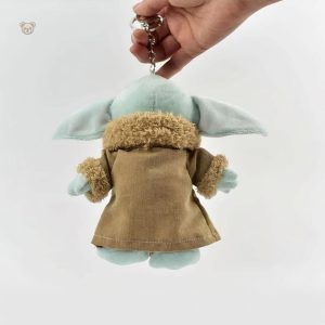 Doux porte-clé Yoda en peluche pour les fans de Star Wars