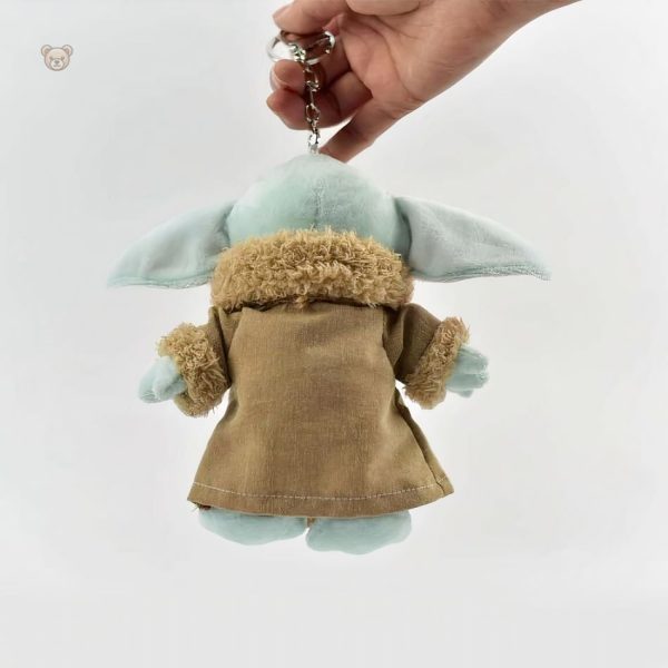 Doux porte-clé Yoda en peluche pour les fans de Star Wars