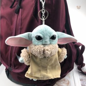 Peluche compacte Star Wars Yoda, parfaite pour les clés
