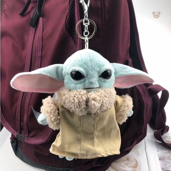 Peluche compacte Star Wars Yoda, parfaite pour les clés