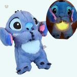 Peluche Stitch apaisante avec berceuse douce