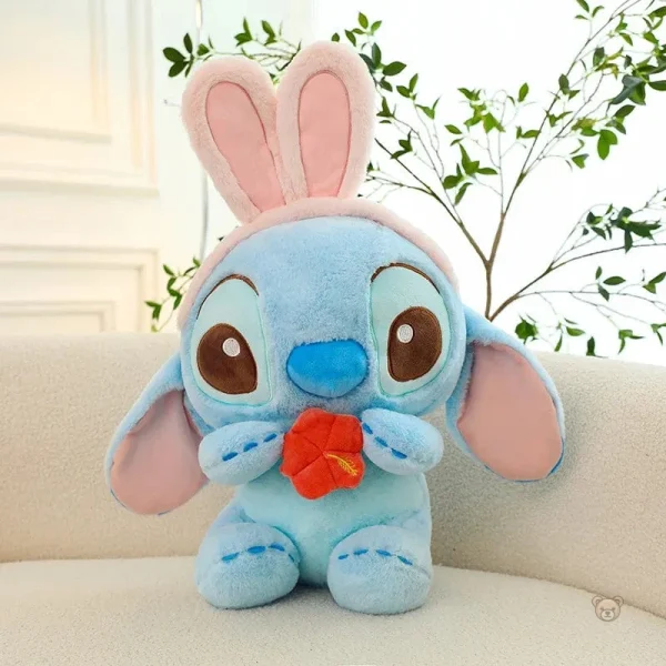peluche-stitch-bleu-aux-oreilles-de-lapin-1 Peluche Stitch bleu avec oreilles de lapin