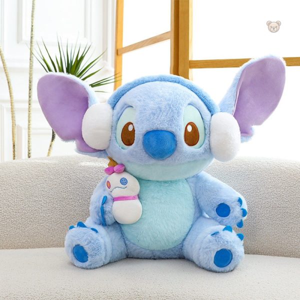 peluche-stitch-bleu-avec-son-casque-audio-1 Peluche Stitch bleu avec casque audio