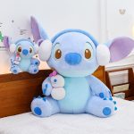 Peluche Stitch colorée et musicale avec casque