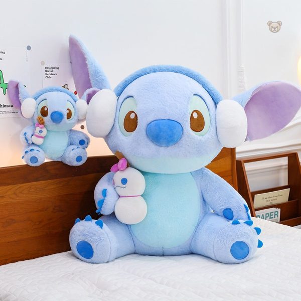 Peluche Stitch colorée et musicale avec casque