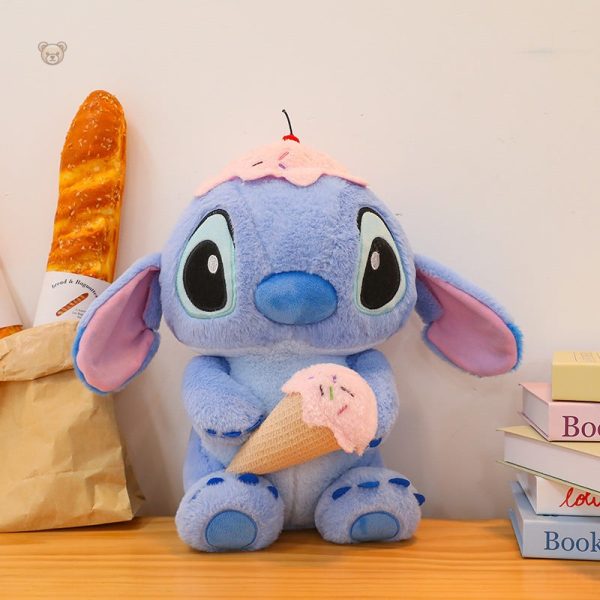 peluche-stitch-bleu-douce-et-mignonne-avec-glace-1 Peluche Stitch bleue douce avec glace mignonne