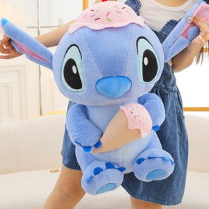 Peluche Stitch adorable avec un cône de glace