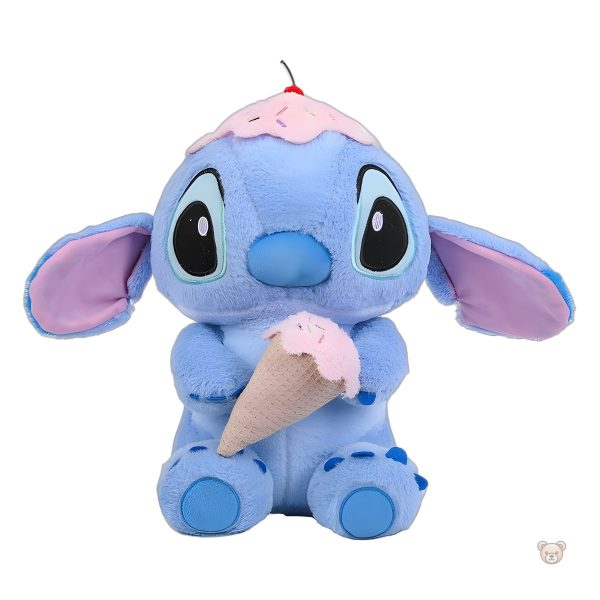 Stitch bleu en peluche, parfait pour les câlins