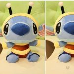 Peluche enfant Stitch, look abeille amusant