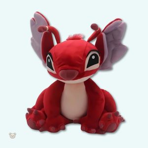 Peluche douce Stitch dragon rouge pour enfants
