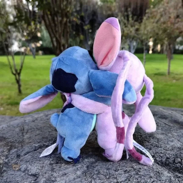 Duo câlin Stitch et Angel en peluche