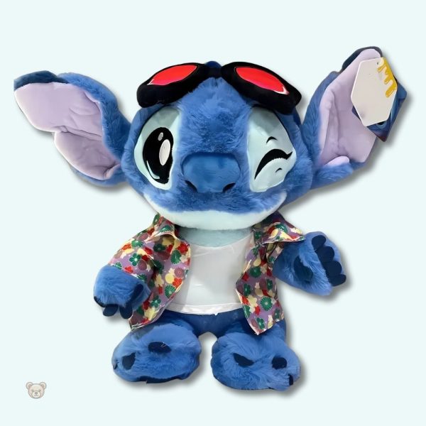 peluche-stitch-fleurs-tropicales-douce-caline-enfant-1 Peluche Stitch douce avec fleurs tropicales
