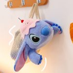 Peluche Stitch bleu avec glace et cerise
