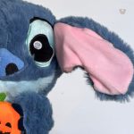 Peluche Stitch Halloween, accessoire festif en forme de citrouille