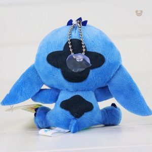 Porte-clés en peluche kawaii Stitch, accessoire adorable