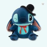 Peluche Stitch magique avec cape et chapeau melon doux