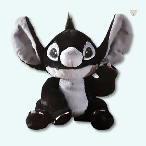 Peluche Stitch noire douce pour enfants, collection Disney