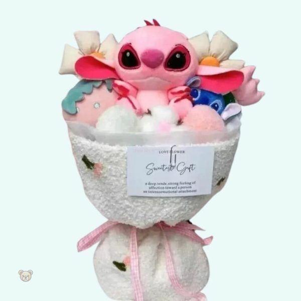 Stitch peluche Disney, compagnon idéal pour câlins d'enfants