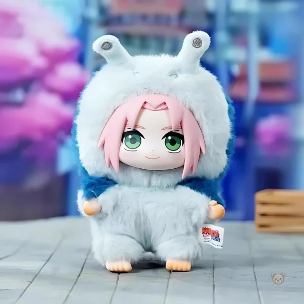 Peluche Labubu, inspiration Naruto ninja