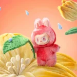 Labubu porte-clé en peluche, accessoire amusant